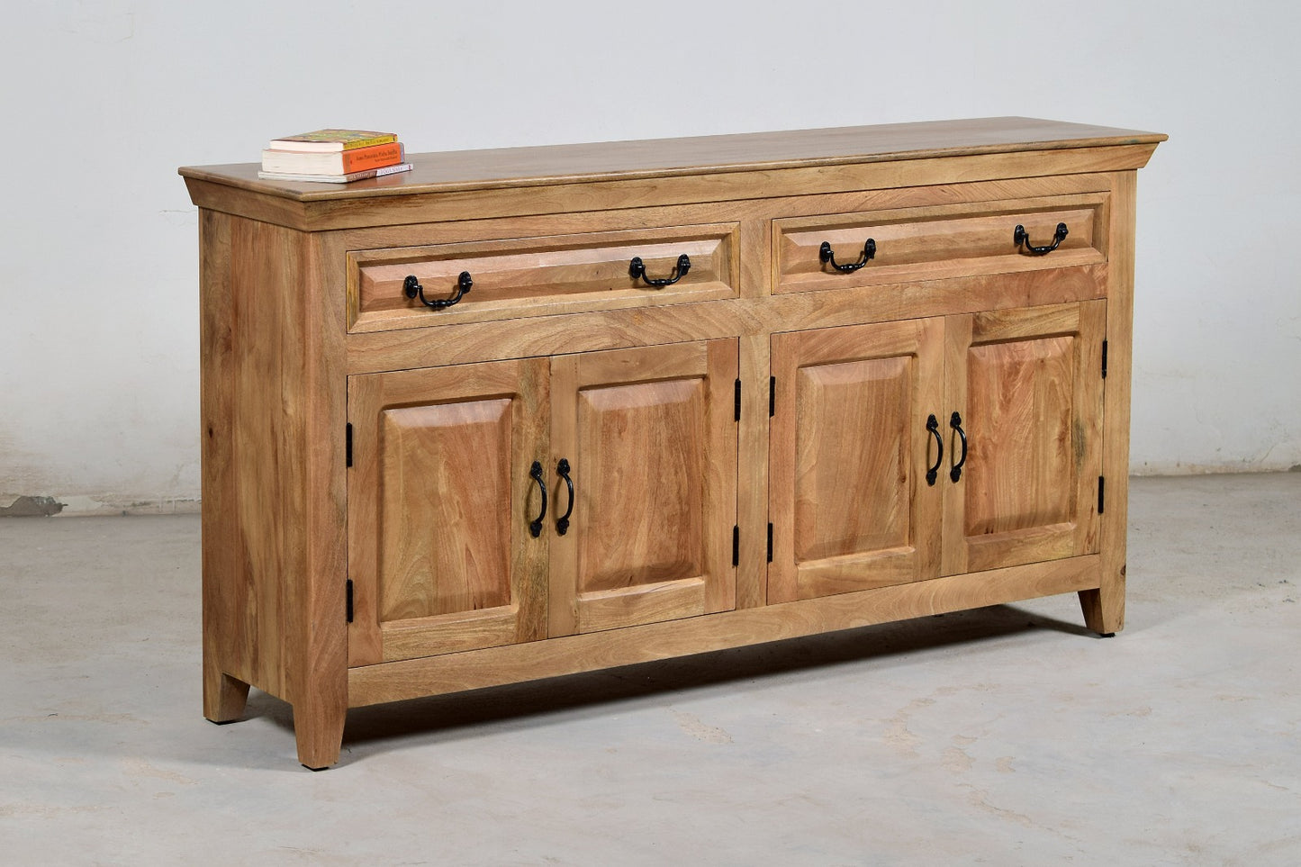 69'' Solid Wood 4 Door Sideboard