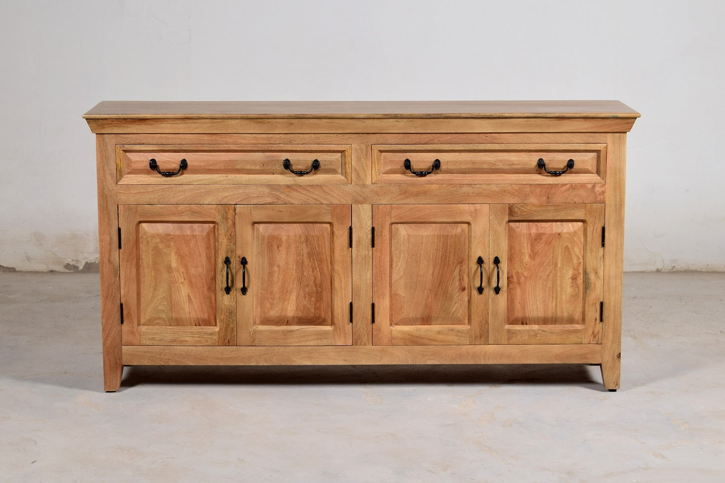 69'' Solid Wood 4 Door Sideboard